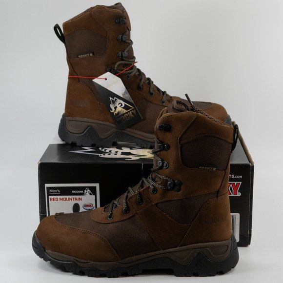 Rocky Men\'s Red Mountain Waterproof 400 G Insulated Boot RKS0546 Multi Size main image 9